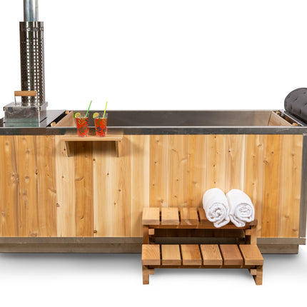Leisurecraft Canadian Timber Starlight Wood Burning Hot Tub