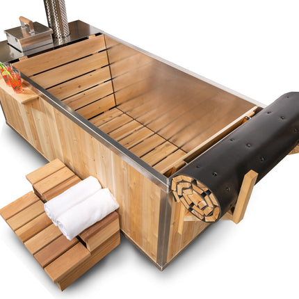 Leisurecraft Canadian Timber Starlight Wood Burning Hot Tub