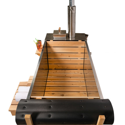 Leisurecraft Canadian Timber Starlight Wood Burning Hot Tub