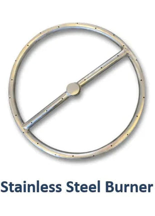 Slick Rock Concrete KCCCPS Cascade Series Round Fire on Glass Fire Pit