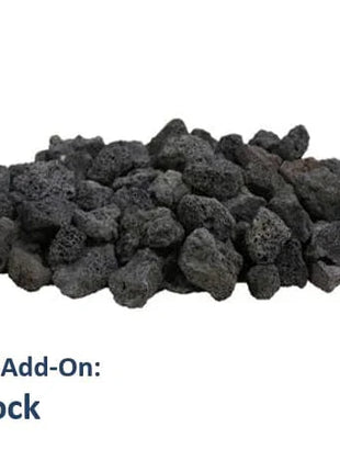 Slick Rock Concrete KCCCPS Cascade Series Round Fire on Glass Fire Pit