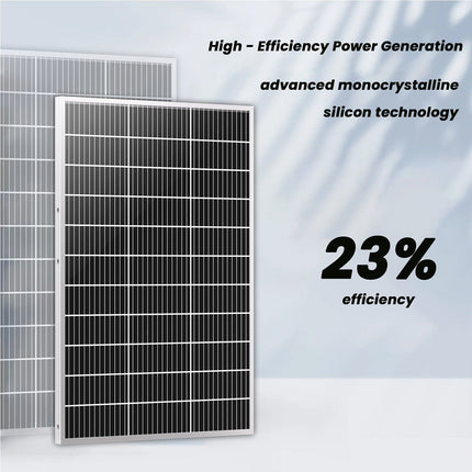 Nature's Generator Rigid 100W Monocrystalline Solar Panel Plus Stand