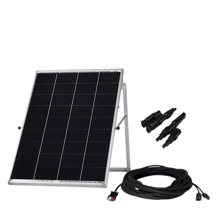 Nature's Generator Rigid 100W Monocrystalline Solar Panel Plus Stand
