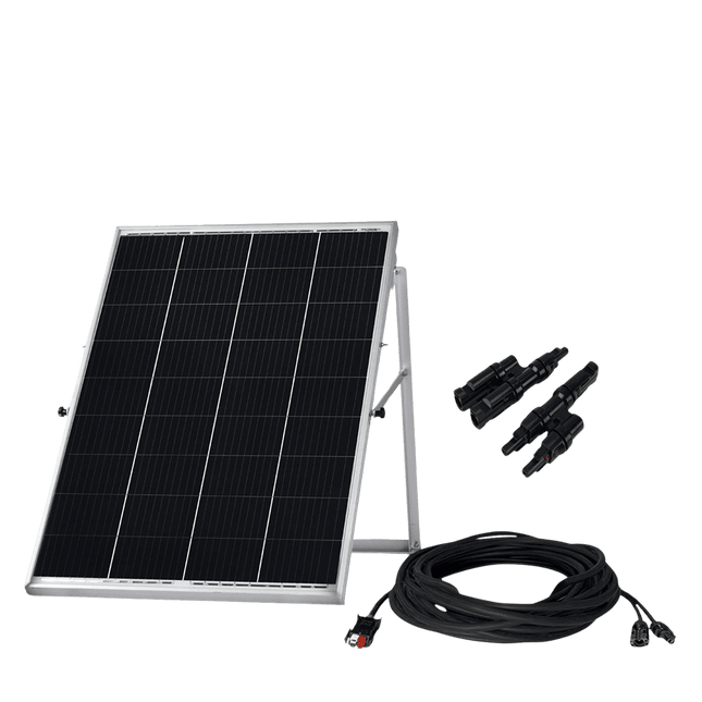 Nature's Generator Rigid 100W Monocrystalline Solar Panel Plus Stand