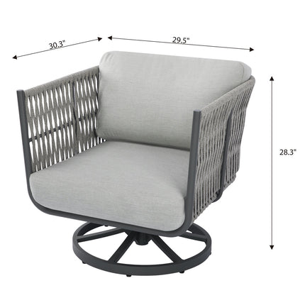 Elementi Milano Outdoor Swivel Chair