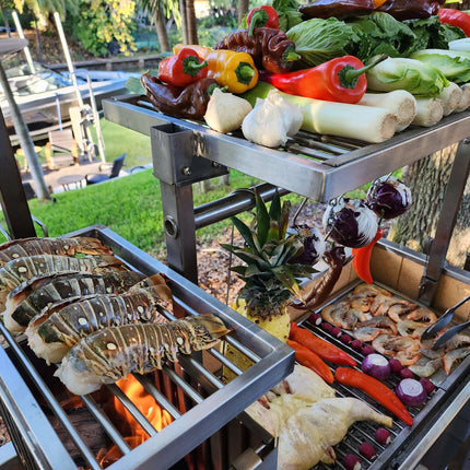 Tagwood BBQ 06SS Argentine Santa Maria Wood Fire & Charcoal Gaucho Grill