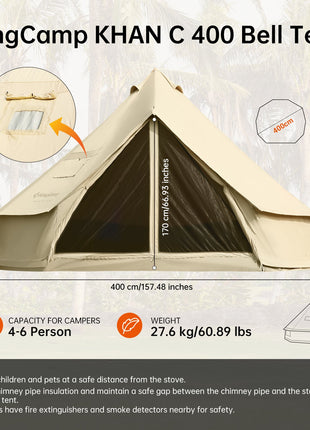 KingCamp KHAN C Bell Tent