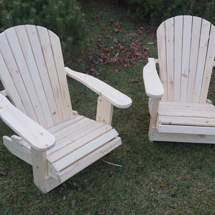 Best Adirondack Chair Co. Solid Wood Reclining Foldable Adirondack Chair