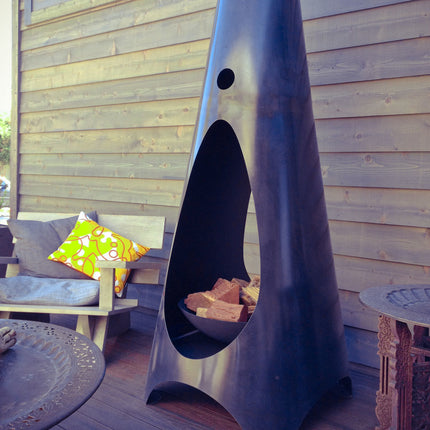 Modfire 7ft Bonfire Wood Burning Fireplace