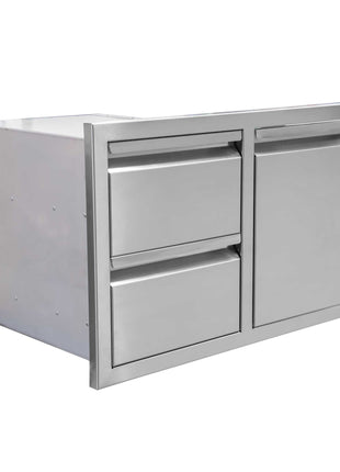 36" Combo Doors & Drawers By Diamond Grills BBQ Modular Outdoor Kitchen