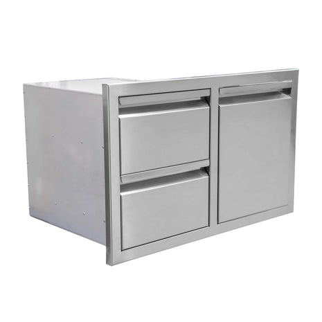 36" Combo Doors & Drawers By Diamond Grills BBQ Modular Outdoor Kitchen