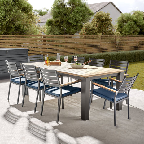 Elba 9-Piece Dining Set, Spectrum Indigo