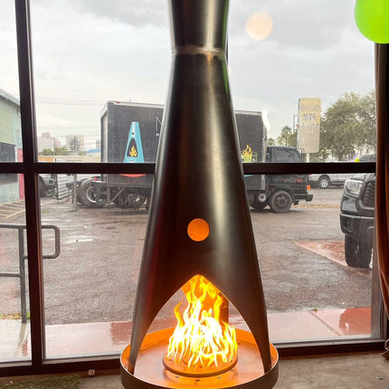 Modfire 9ft Stratofire Wood Burning Fireplace