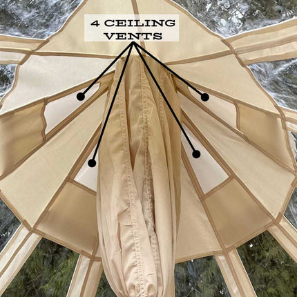 13' (4M) Stella™ Stargazing Canvas Tent