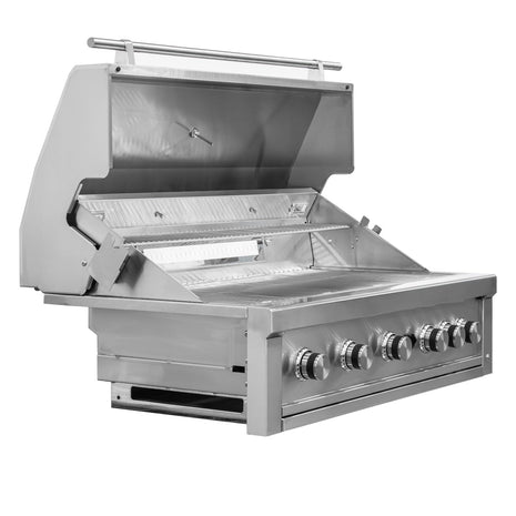 42" Diamond Grills Built In Grill - 5 Burner - (NG) Natural Gas Stainless Steel From Diamond Grills