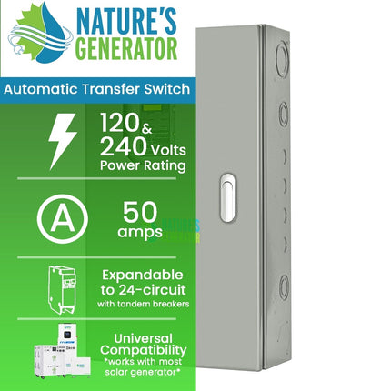 Nature's Generator 50A Automatic Transfer Switch