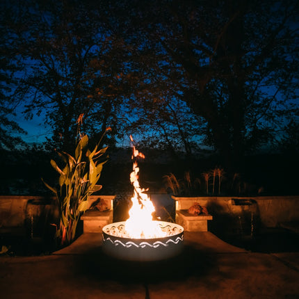 Fire Pit Art Fire Surfer Fire Pit: Wood, Gas, or Propane Options