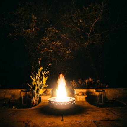 Fire Pit Art Fire Surfer Fire Pit: Wood, Gas, or Propane Options