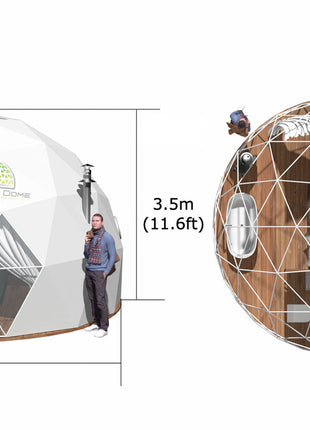 Geodesic Dome Tent - 19.7 ft (6 m)