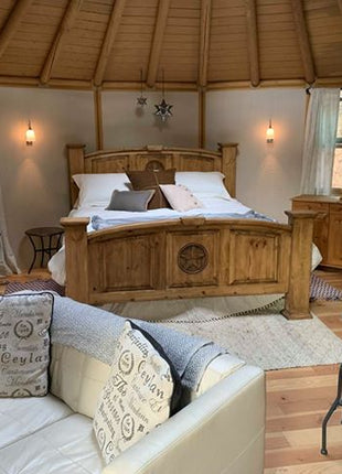 16 Wall Luxury Yurt-Cabin Kit with Solid Walls by Freedom Yurt-Cabins