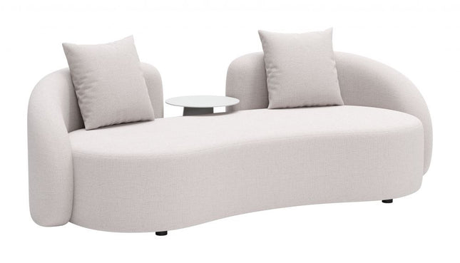 Zuo Modern Sunny Isles Loveseat and Side Table