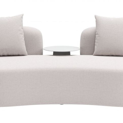 Zuo Modern Sunny Isles Loveseat and Side Table