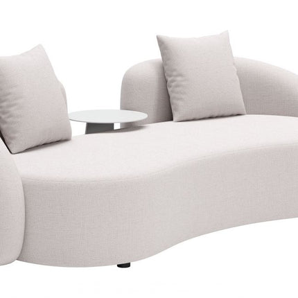 Zuo Modern Sunny Isles Loveseat and Side Table