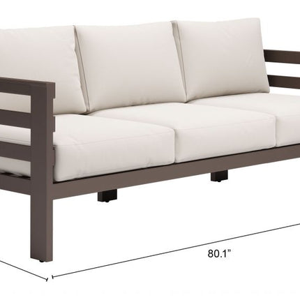 Zuo Modern Bal Harbor 3 Piece Outdoor Lounge Set