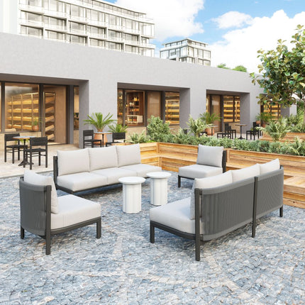 Zuo Modern Horizon 4 Piece Outdoor Lounge Set