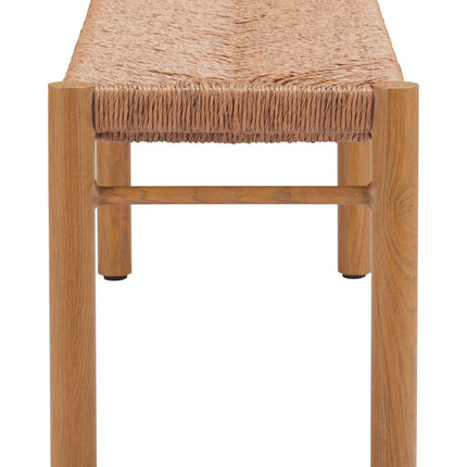 Zuo Modern Iska Kata 5 Piece Outdoor Dining Set - Natural