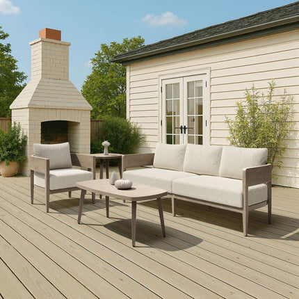 Zuo Modern Foret 5 Piece Outdoor Lounge Set