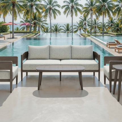 Zuo Modern Foret 5 Piece Outdoor Lounge Set