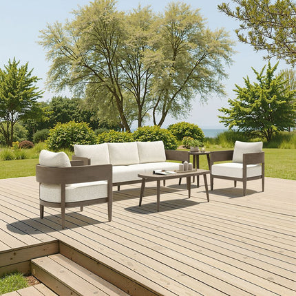 Zuo Modern Foret 5 Piece Outdoor Lounge Set