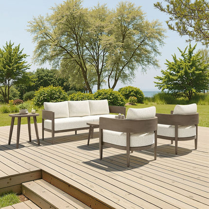 Zuo Modern Foret 5 Piece Outdoor Lounge Set