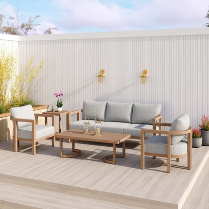 Zuo Modern Leto 5 Piece Outdoor Lounge Set