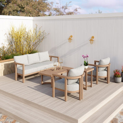 Zuo Modern Leto 5 Piece Outdoor Lounge Set