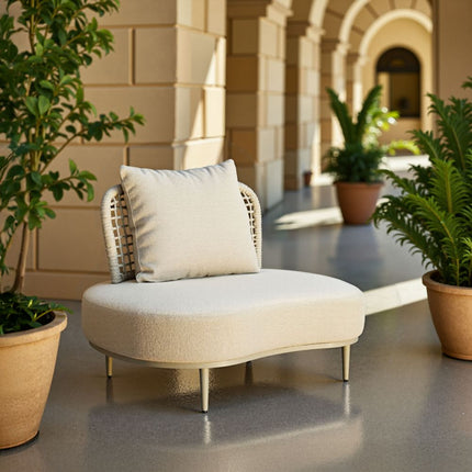 Zuo Modern Ruhe 3 Piece Outdoor Lounge Set