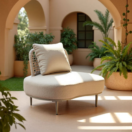 Zuo Modern Ruhe 3 Piece Outdoor Lounge Set