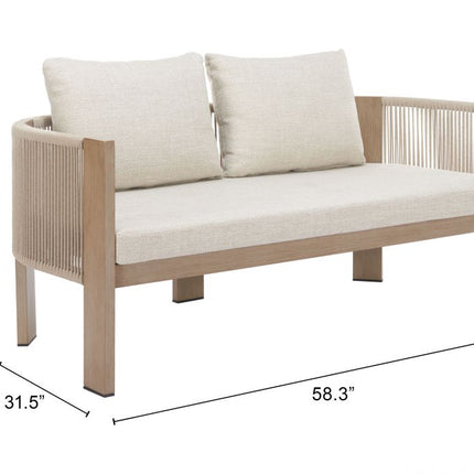 Zuo Modern Rebel 4 Piece Outdoor Lounge Set