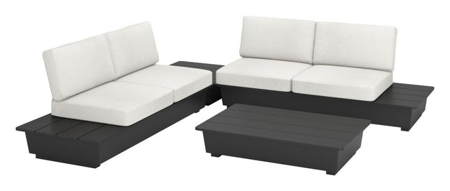 Zuo Modern Tien 4 Piece Outdoor Lounge Set