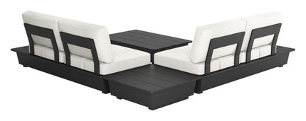 Zuo Modern Tien 4 Piece Outdoor Lounge Set