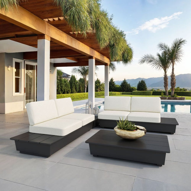 Zuo Modern Tien 4 Piece Outdoor Lounge Set