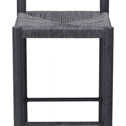 Zuo Modern Iska Black Bar Stool, Set of 2