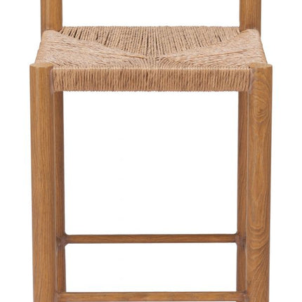 Zuo Modern Iska Natural Bar Stool, Set of 2