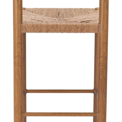 Zuo Modern Iska Natural Bar Stool, Set of 2