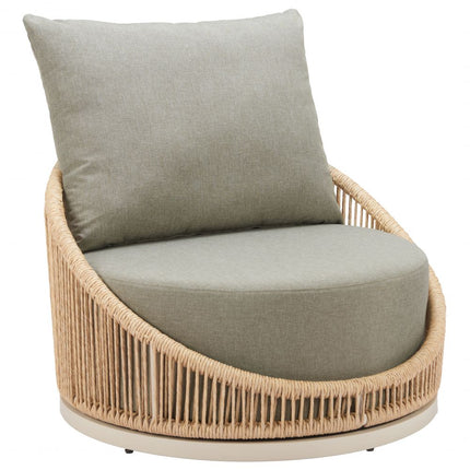 Zuo Modern Cabana Outdoor Swivel Chair Set of 2