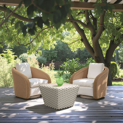 Zuo Modern Solara Swivel Outdoor Chair Set of 2