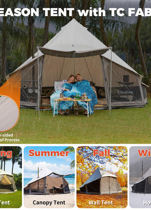 KingCamp KHAN LIGHT 500 Canvas Bell Tent