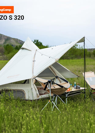 KingCamp Double Spire Canvas Camp Tent