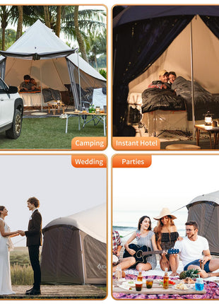 KingCamp KHAN LIGHT 500 Canvas Bell Tent
